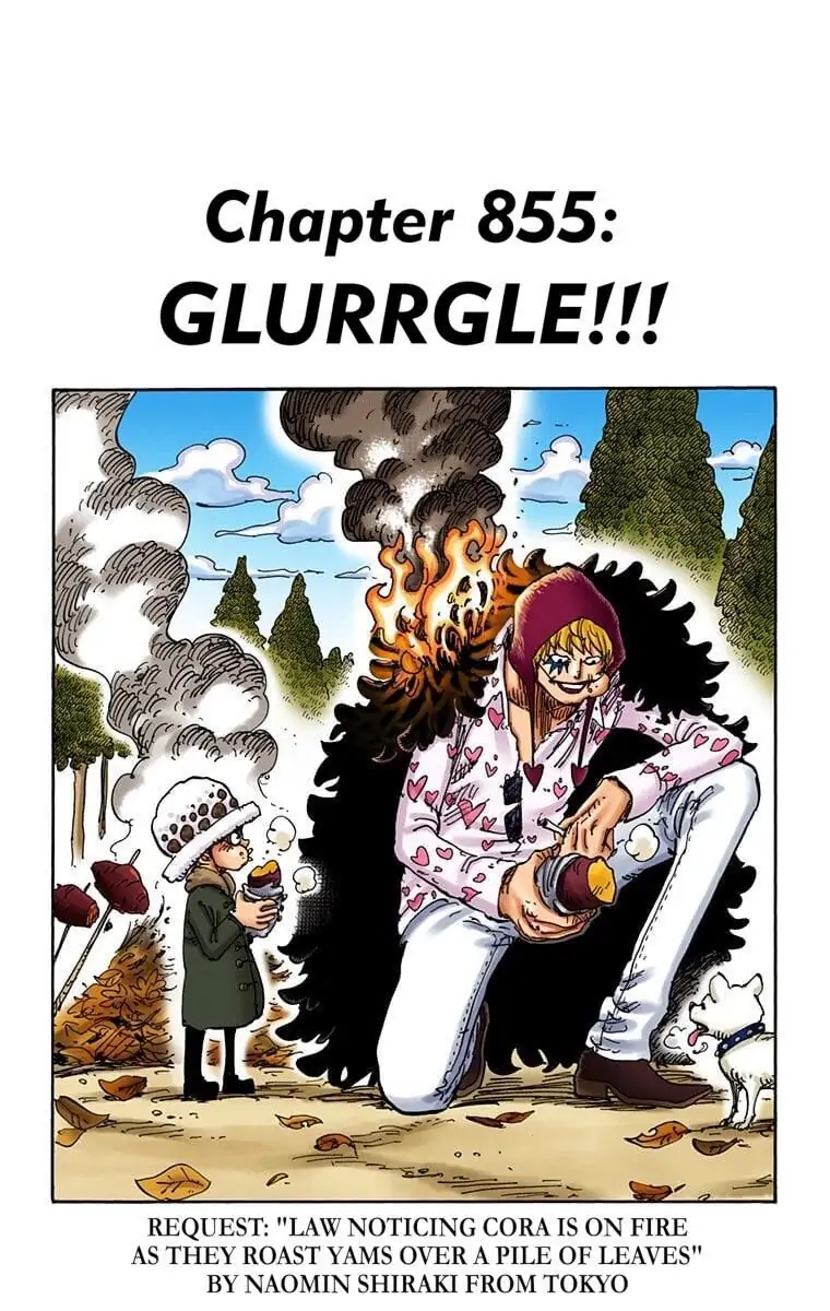 One Piece Digital Colored Chapter 855 image 01